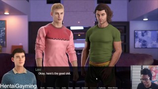 (Gay) 2 guys 1 movie! Freshman Physical #8 W/HentaiGayming