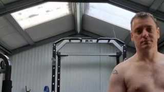 LongJohn0Hara walkinga round the gym with his cock out