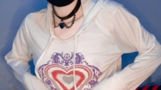 JUDE LYNX — SHY PETITE FTM SHOWS HIS BOOBS