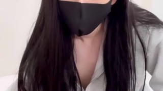 男の娘　パンツの上からオナニー