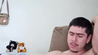 I milk out thick and use my cum as lube