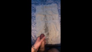 compilation of my fat loads, huge cumshots, and messy cum all over my hairy chest and pubes