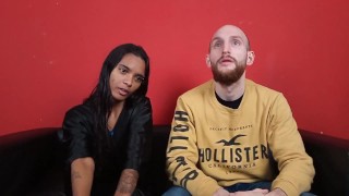 Brasilera pendeja de cola grande y tetas pequeñas se coje a PELACONBARBA