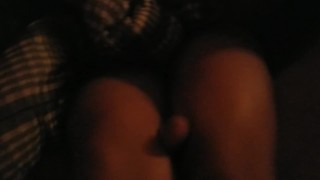 STEPDADDY USSES DAUGHTERS LEGS AND FEET AS A FLESHLIGHT AND WAKES HER UP CUMSHOT