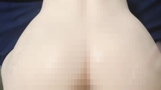 オナホをバックで突きまくる