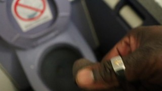 Pissing on airplane