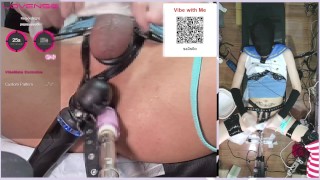 ローションガーゼでおちんちんを責めていたら、気持ちよくなりすぎてSEXマシーンだけで勃起してしまう動画、女装、島風、2023-04-01