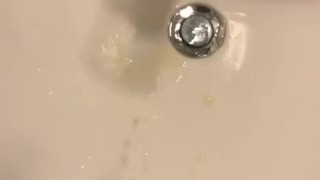 Pissing in the sink