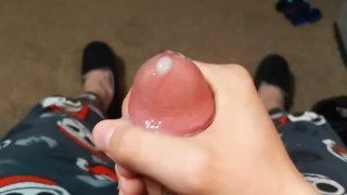 First cumshot after getting my cock tattoo