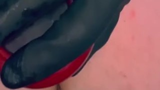 Sissy frustration fuck
