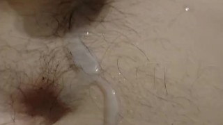 Big uncut amateur cock jerking till cumshot