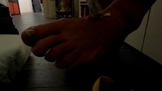 Back home sweat After padel... shower and cuddle my feet