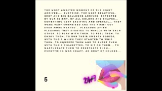 Bukkake with balloons a delightful pleasure