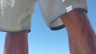 Watch your stepbrother piss on the beach...