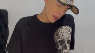 Latin boy, clear eyes, big dick