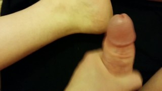 Shooting A Big Load On My Feet