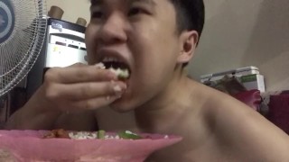 EATING MY MOTHER COOKING PART 9