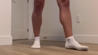 Wetting my white socks