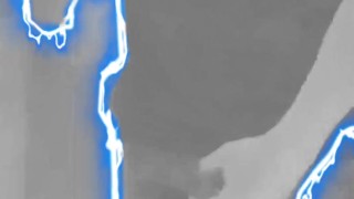 SPUNDADDY BLOWS AN ELECTRIC CLOUD ON HIS OWN FAT COCK
