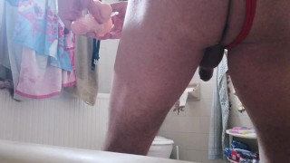 My first time anal fuck thong ass 1/2