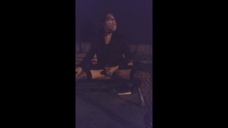 深夜野外露出 CD Lotus outdoor walk (old video)