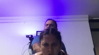 My sugar daddy fucks me doggy style.