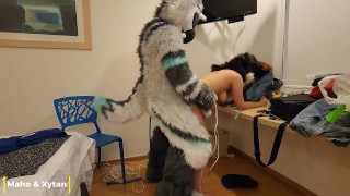 Kitty Girl Being Dominant With Her Husband and He End Up Fucking Her - Maho & Xytan