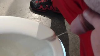 Taking a nice piss in Starbucks for you