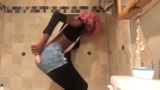 Femboy Fun With Dildo And Wedgies