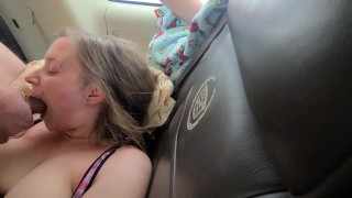 Cum shot on face, swallow!