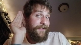 Dirty talking dom plays with his fat cock