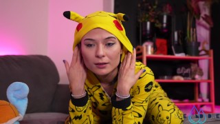 Squirtle Is No Match For Mae Rainz And Get's Destroyed In Her Squirt!!! - OILED AND DRIPPING!!!!