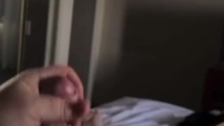 Cumming on stomach