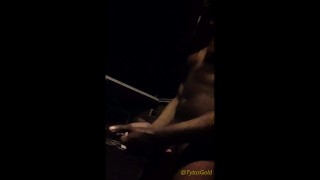 Cumshot Outside on My Driveway