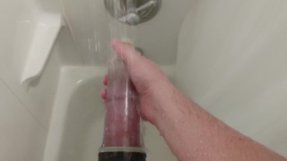Pump n' Tug in the Shower 💯. . !