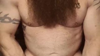 Cock ring getting bearded Viking off