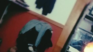 Gaggin em on my Cock while Smoking!!