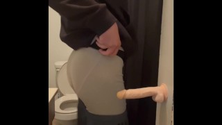 Skinny Femboy uses dildo 😩