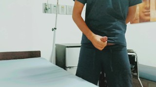 in the hospital room