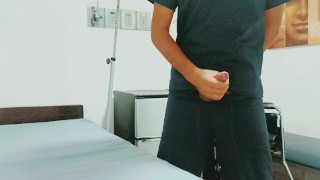 in the hospital room