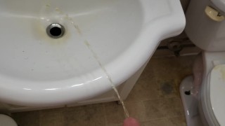 Pissing all over the bathroom