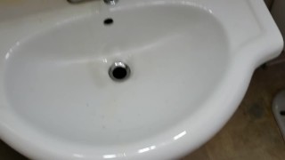 Pissing all over the bathroom