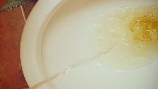 SPUNDADDY PISSES !! Fills toilet with cloudy spun piss. Are you next?