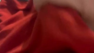 Hidden Cumshot through boxers