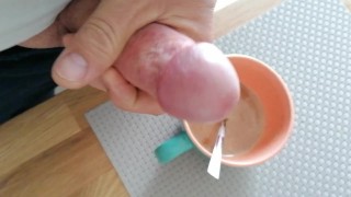 i made cream for my coffee