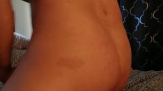 Big Latino ass twerking and fucking silicone pussy and ass doll