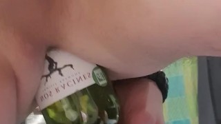 Botte of wine in my ass 1