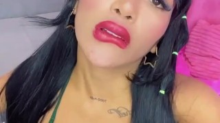 littel green, big tits