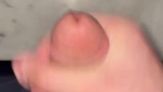 Wanking off at night when no one's looking.