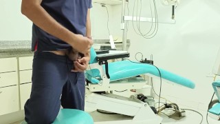 Handjob in the dentist's office full video